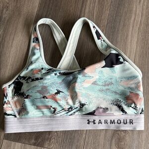 Under Armour Multicolor Camo Sports Bra